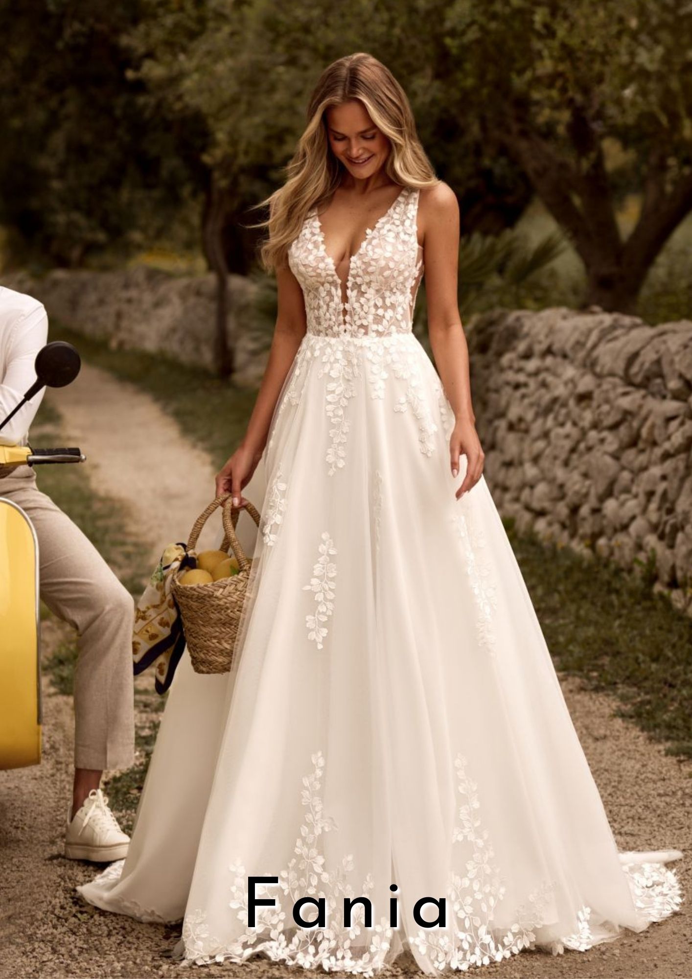 Robe de mariée trapèze Boutic Frizon