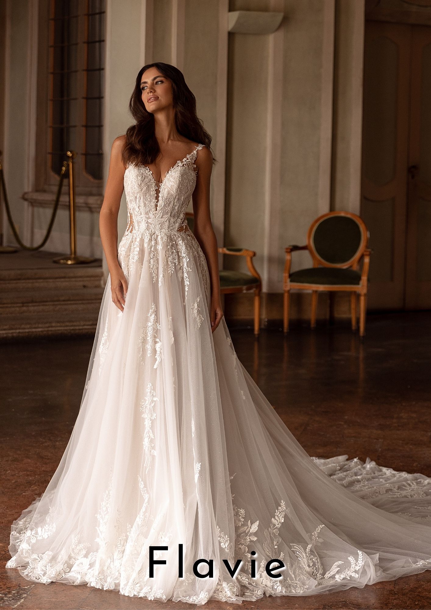Robe de mariée trapèze Boutic Frizon