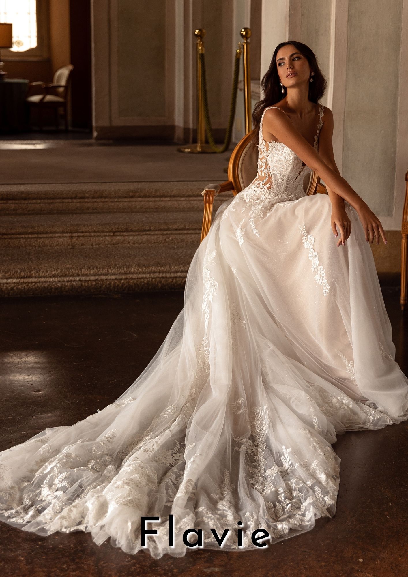 Robe de mariée trapèze Boutic Frizon
