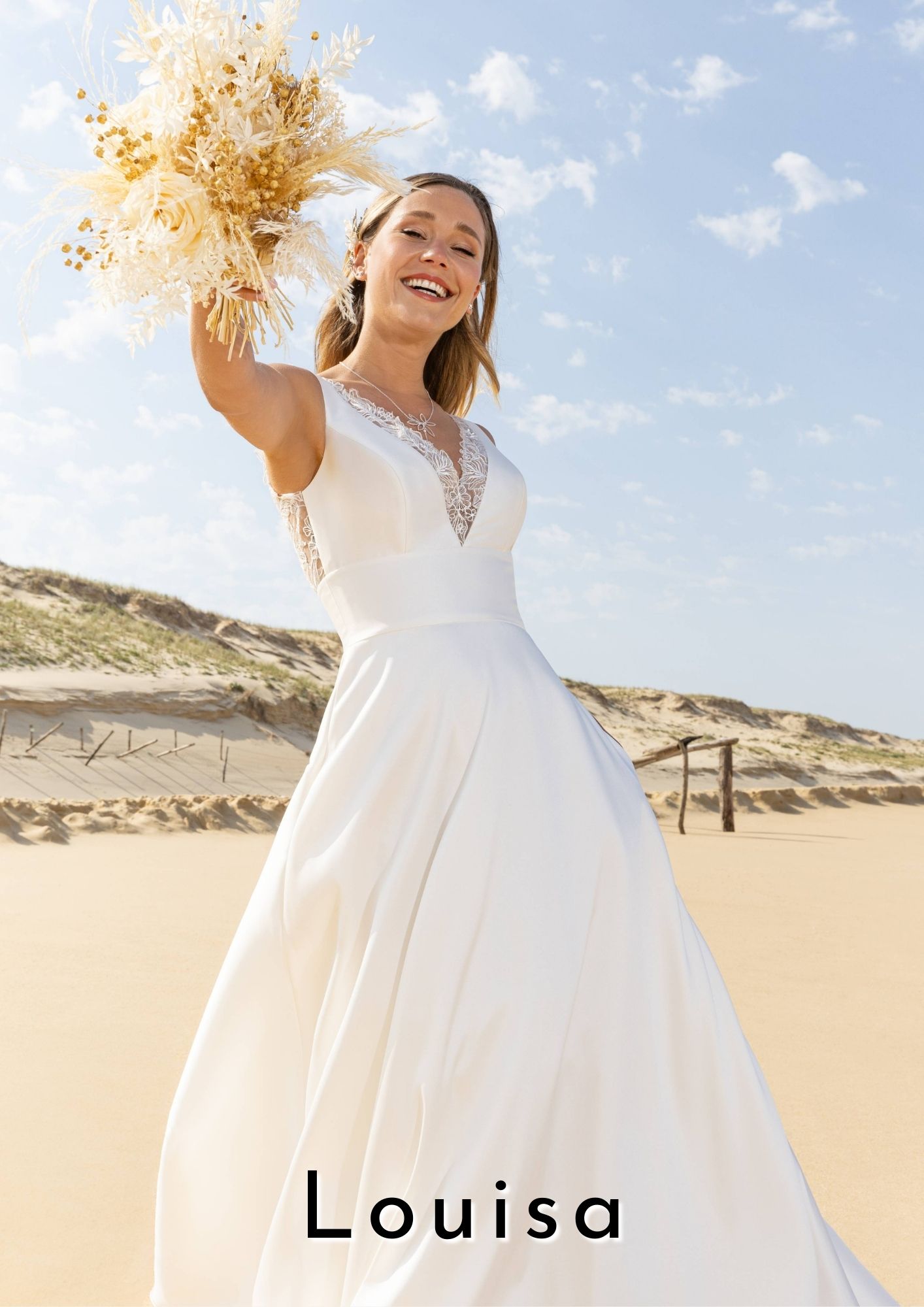 Robe de mariée trapèze Boutic Frizon